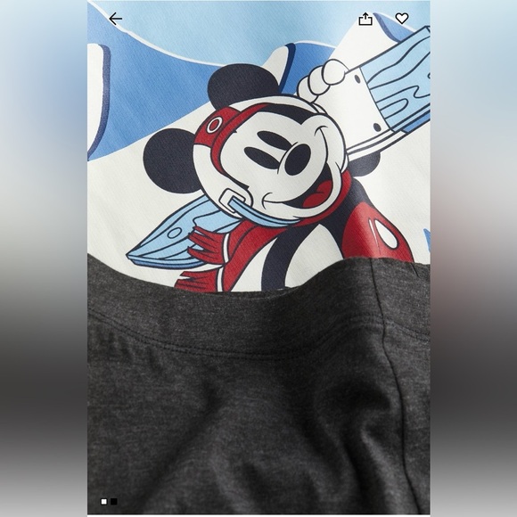 NWT Lounge Set/Pajamas - Mickey Mouse - Picture 2 of 4